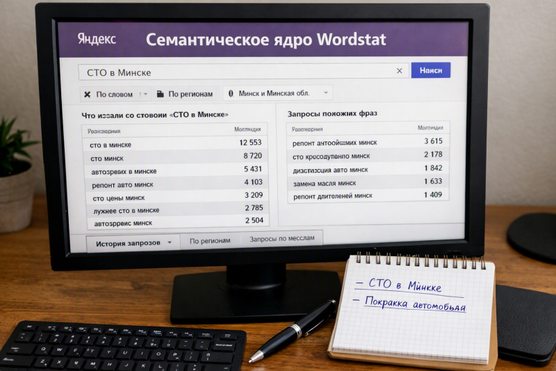 Сбор семантического ядра для сайта Сто и Детейлинга Сбор семантического ядра для сайта Сто и Детейлинга